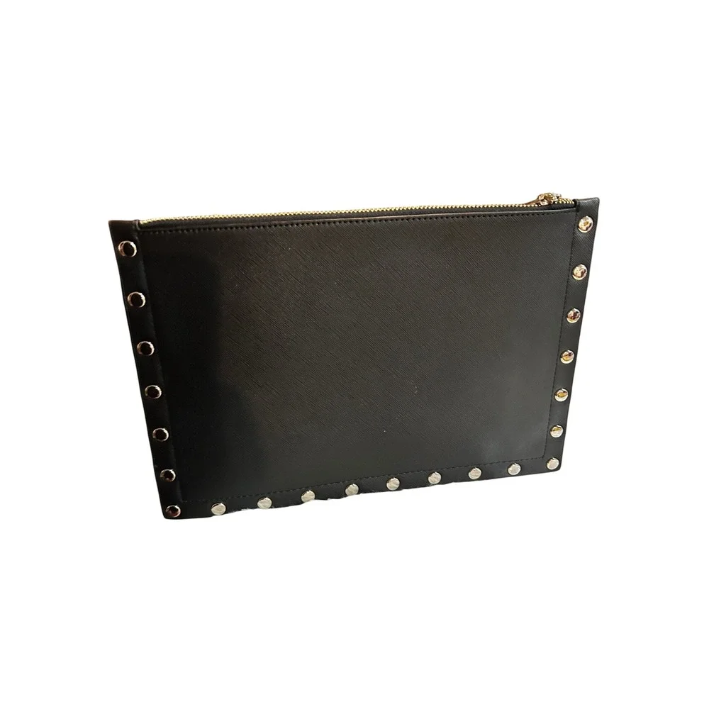 White House Black Market Floral‎ Studded Embellished Pouch Clutch - Picture 3 of 7